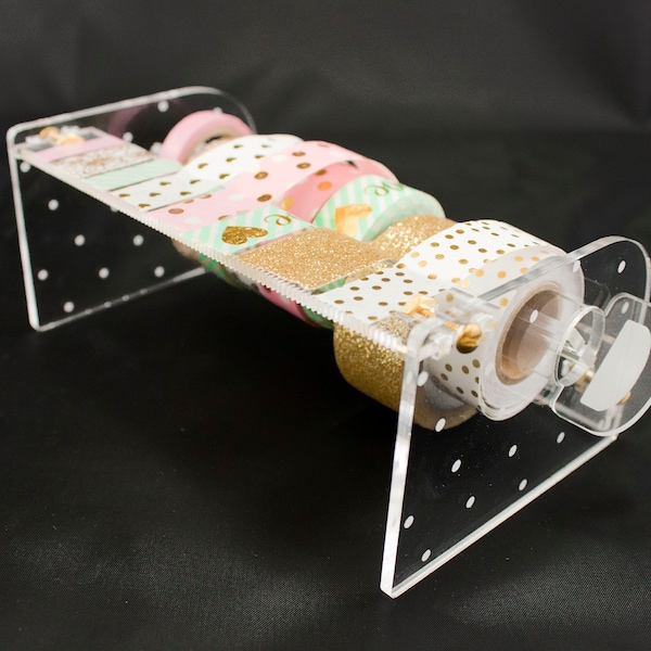 Handmade Acrylic Washi Tape Dispenser - Regular Size