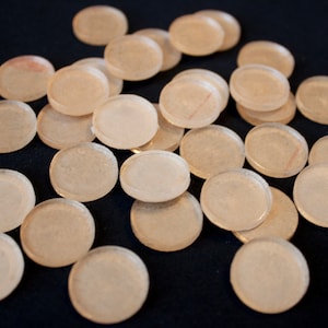 10 Clear Acrylic Discs  - Acrylic Circles - 3/4&quot; Diameter, 1/8&quot; Thickness