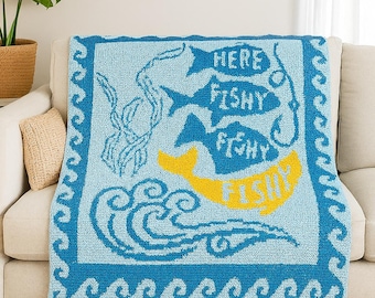 LH Here Fishy Fishy | かぎ針編みパターン | PDFデジタルダウンロード