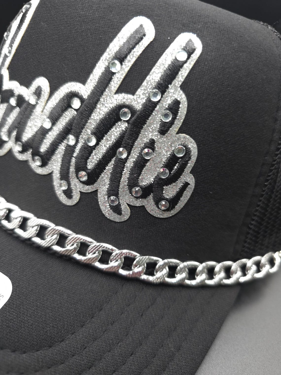 B-Girl Trucker Hat Black