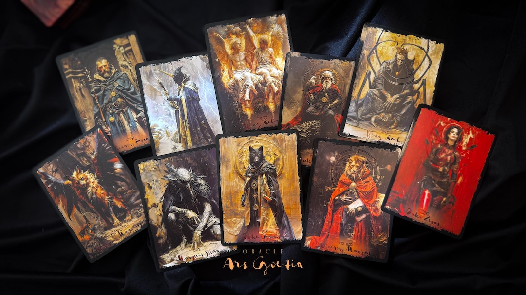 Einzigartiges ORACLE-Deck von „Ars Goetia“ (Sonderedition) - Etsy.de