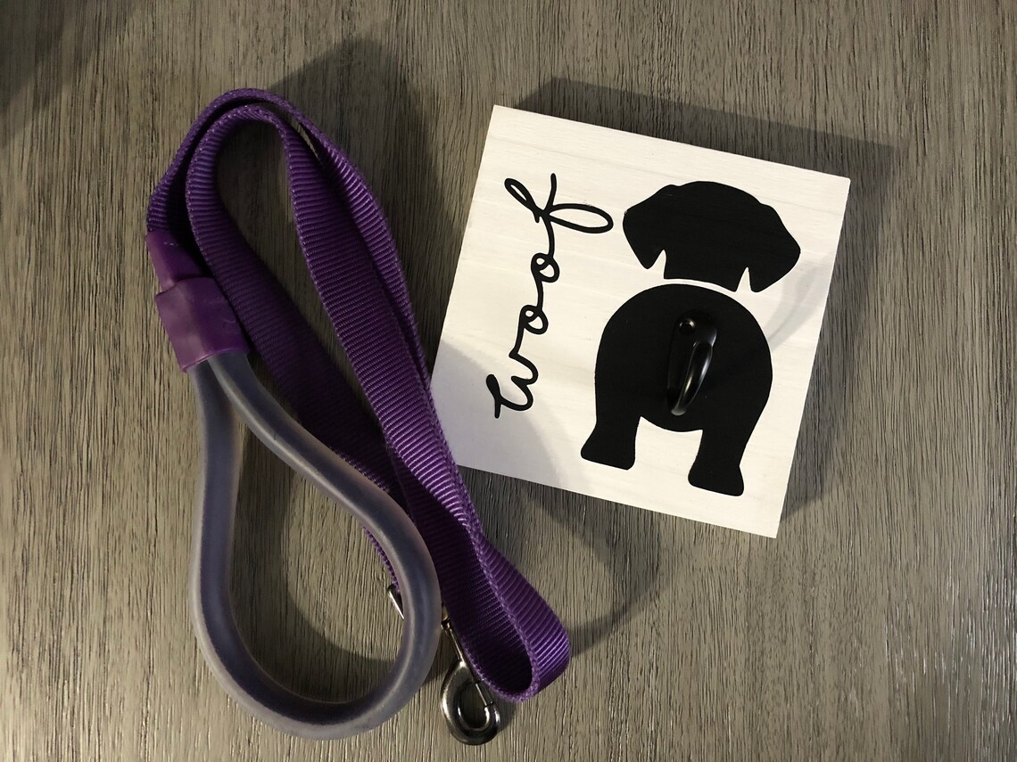 Personalized Dog Tail Pet Leash Holder Leash Hook Leash Etsy Canada