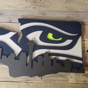 Seattle Seahawks Custom Wood Wall Art *FREE SHIPPING*