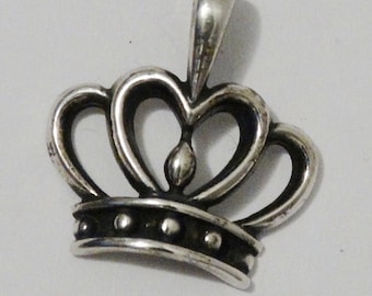 RARE James Avery Sterling Silver Crown