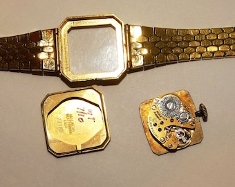 Lucien Piccard 17 Jewels Wristwatch For Parts/Repair.