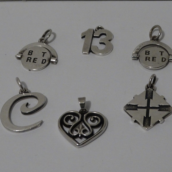 James Avery Initial Charm Etsy