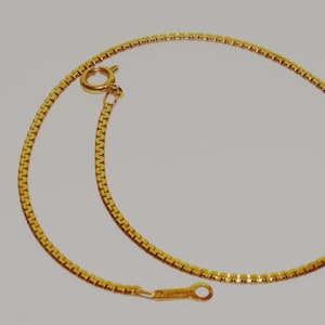 14k Yellow Gold Italian Made Chain Bracelet.