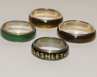 Mood Color Changing Rings.