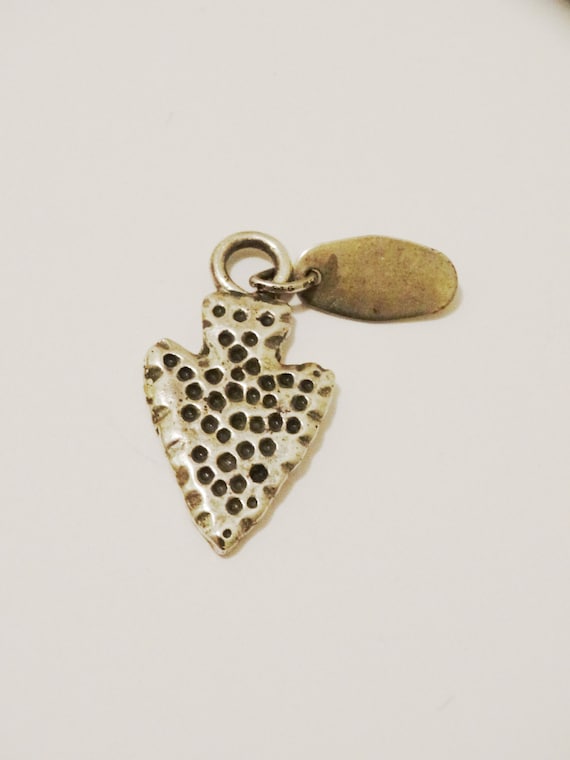 Vge Sterling Stamped Arrowhead Pendant. - image 1