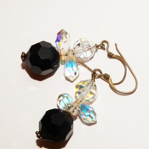 Sterling Silver Aurora Borealis 1.5&quot; Inch Earrings.