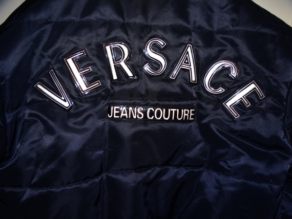 RARE Versace Jeans Couture Italian Made Bomber Jacket - Etsy