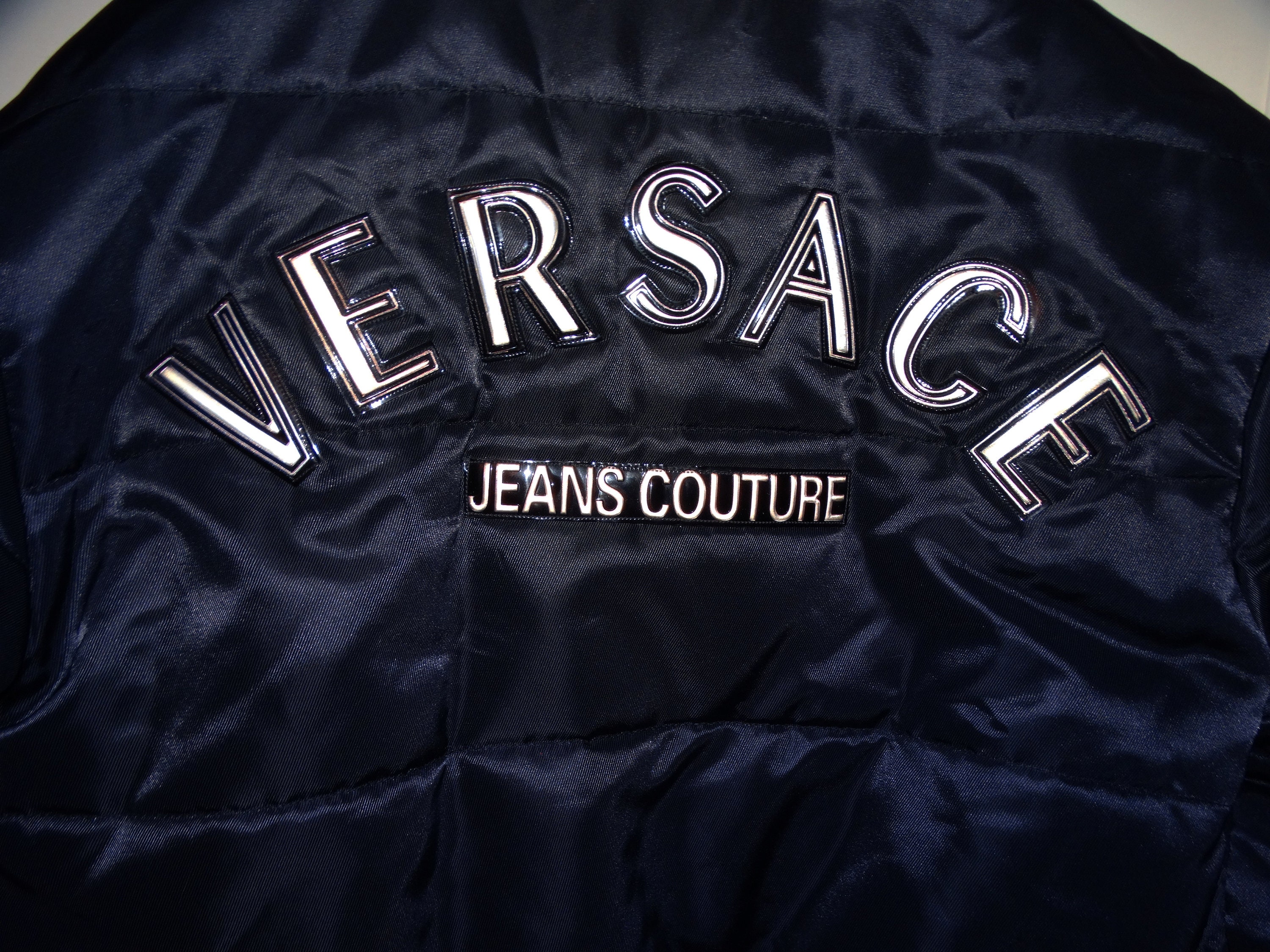 Versace Jeans Couture Italian Made Bomber Jacket Size Etsy