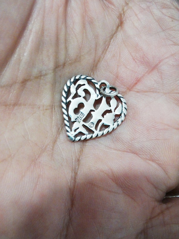 James Avery Retired Heart Pendant. - image 6