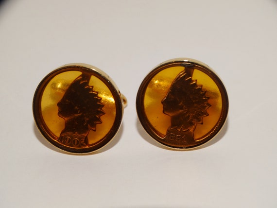 Gold Plated Cufflinks. - image 5