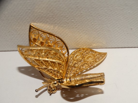 NW Germany Made Solid Sterling Silver Filigree Ve… - image 4