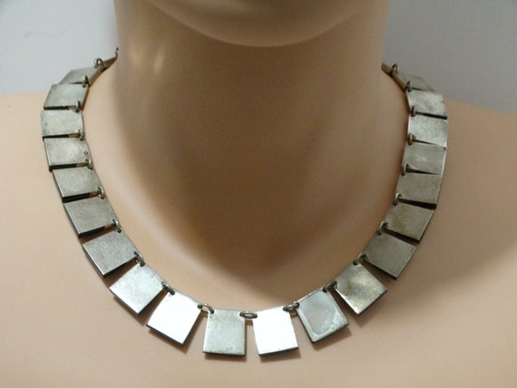 Solid Sterling Silver Black Onyx Made Mexico Neck… - image 10