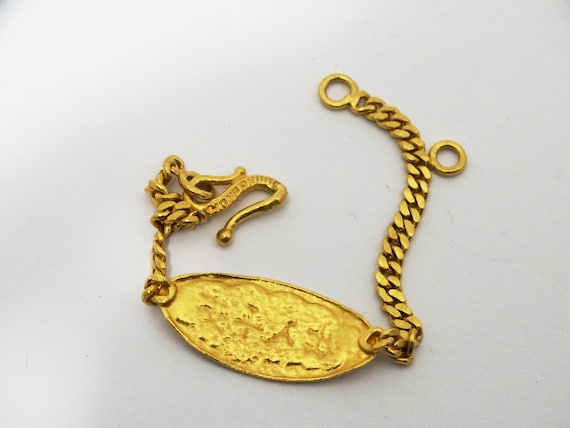 24k Gold 7.5 Grams Baby Bracelet. - image 6