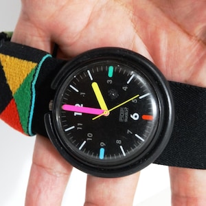 Vintage Pop Swatch Watch - Etsy display picture 1