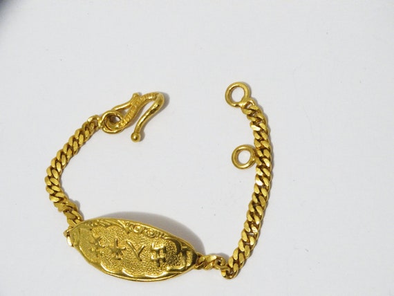 24k Gold 7.5 Grams Baby Bracelet. - image 2