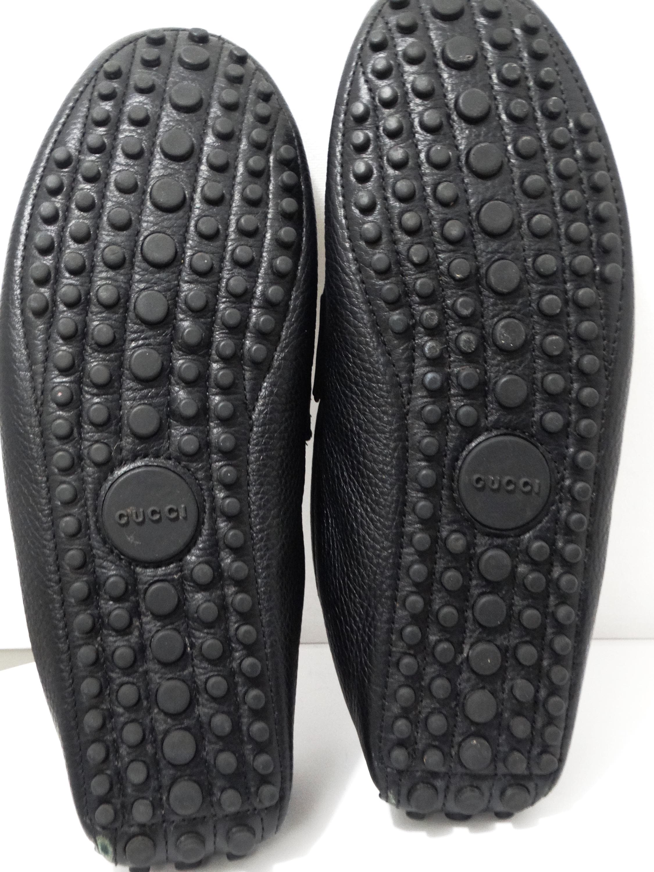 GUCCI ブラックレザー ホースビットローファー。サイズ 38-1/2 - Etsy 日本