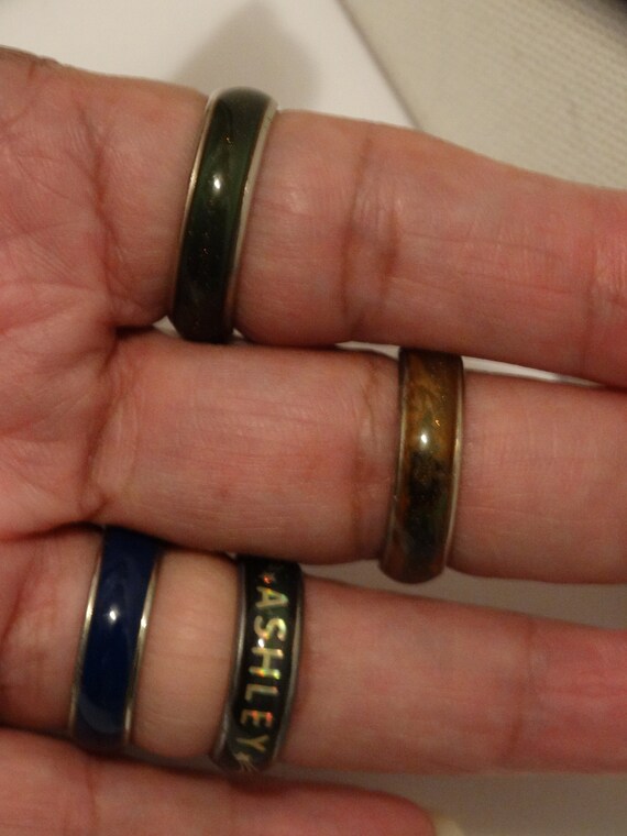 Anelli Umore Che Cambiano Colore - Set Di 10 Pezzi Per Donne E Ragazze - Foto 5