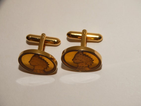 Gold Plated Cufflinks. - image 3