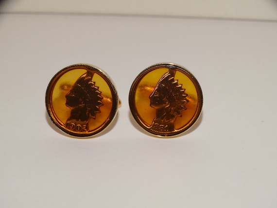 Gold Plated Cufflinks. - image 1