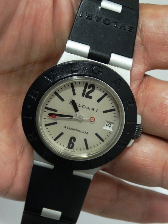 BVLGARI Diagono Aluminum Automatic Watch AL 38 A # L 30433. - Etsy