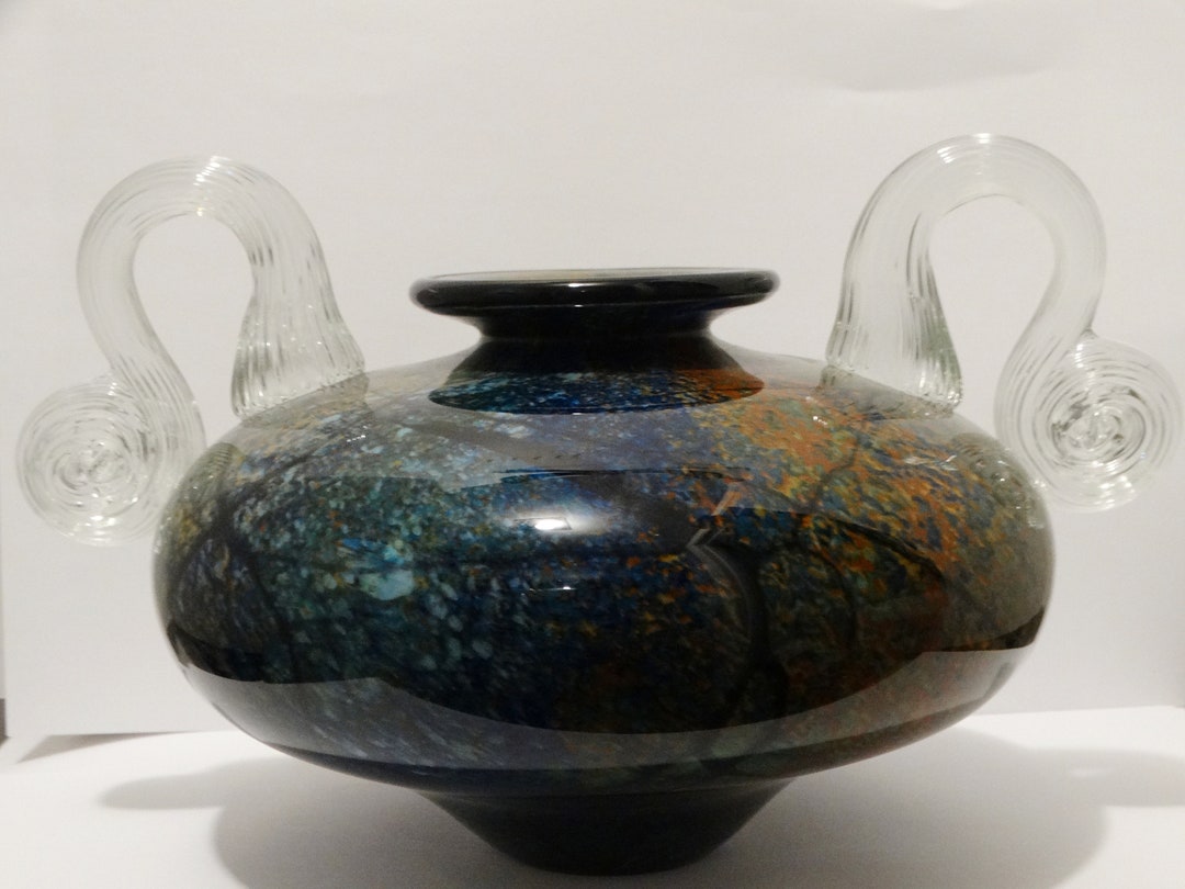 Loan Nemtoi Art Glass W/handles. - Etsy UK