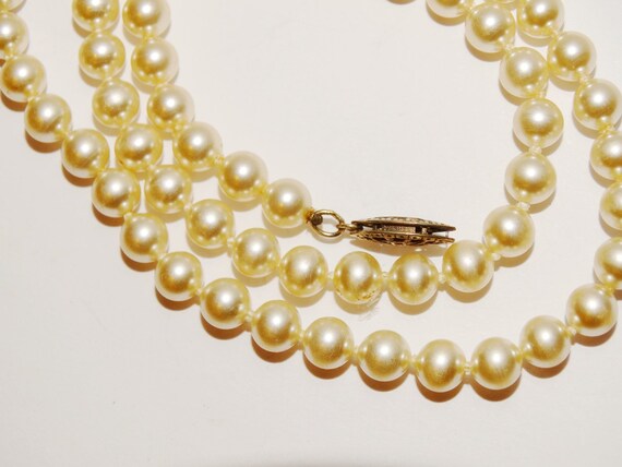 Sterling Silver Pearl Necklace. View 2