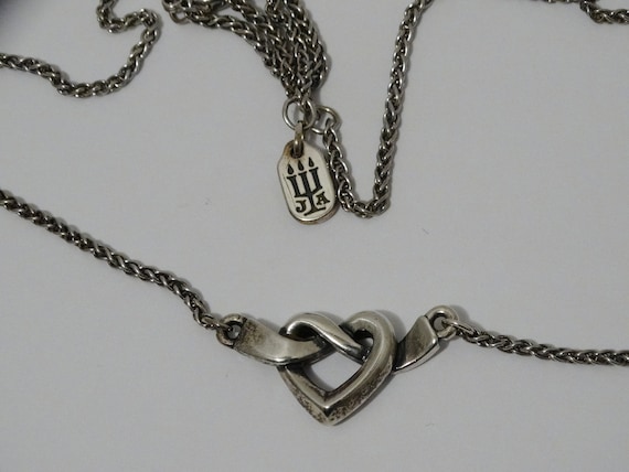 James Avery Sterling Silver Heart necklace. - image 1