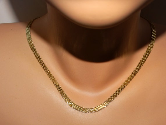 750k Gold Italian Made Choker Chain. - image 3