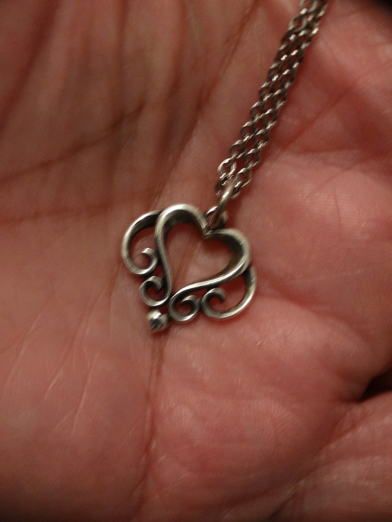 James Avery Chain And RARE Heart Pendant Are Fully Hallmarked. Etsy