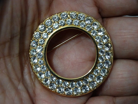 Swarovski Swan Signed Highly Sparkling Crystals G… - image 1