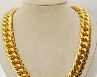 Anne Klein Designer Signed 24 inch Long Necklace.