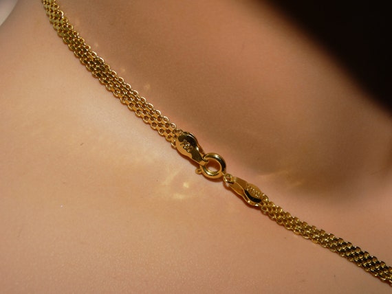 750k Gold Italian Made Choker Chain. - image 10