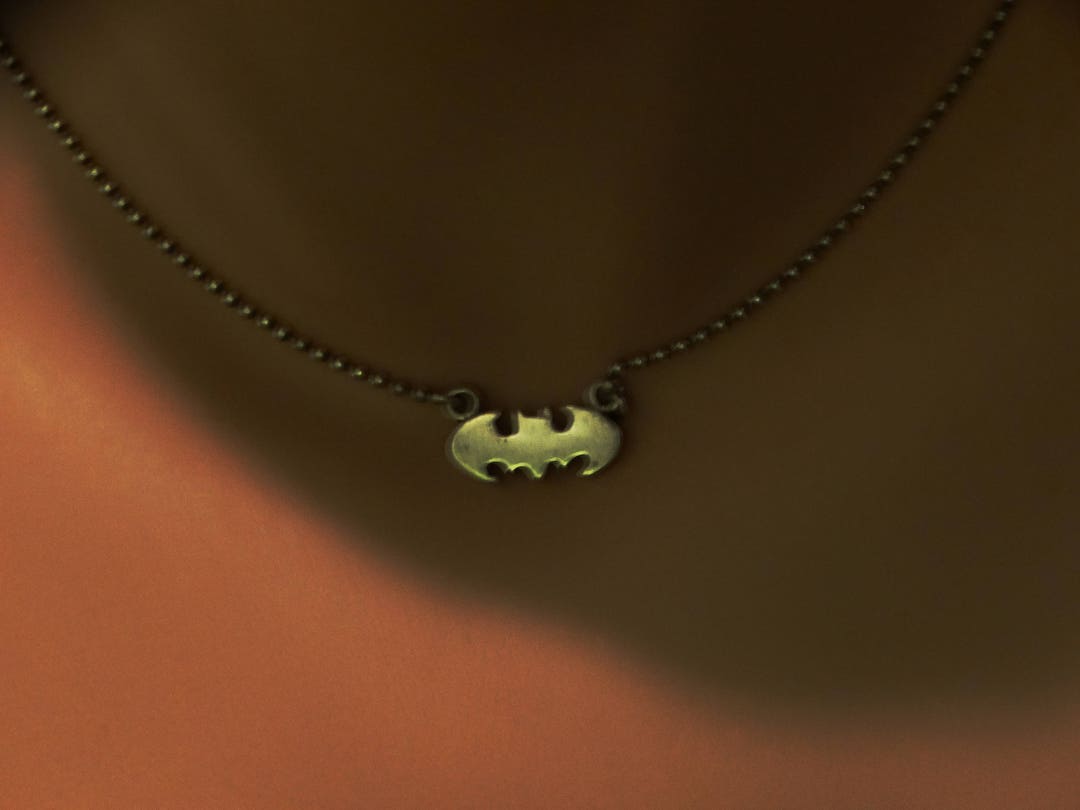 Collana Pipistrello Vampiro Volante, Argento, Alba Rock, Lunghezza 44cm+catena