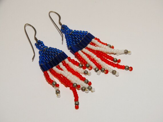 Sterling Silver Star beaded Earrings. - image 8