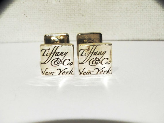 Tiffany & Co Sterling Silver Cufflinks.