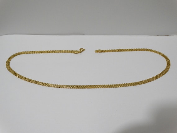 750k Gold Italian Made Choker Chain. - image 5