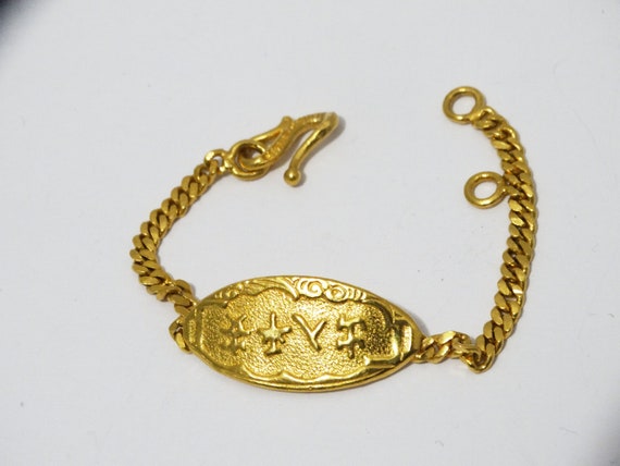 24k Gold 7.5 Grams Baby Bracelet. - image 10