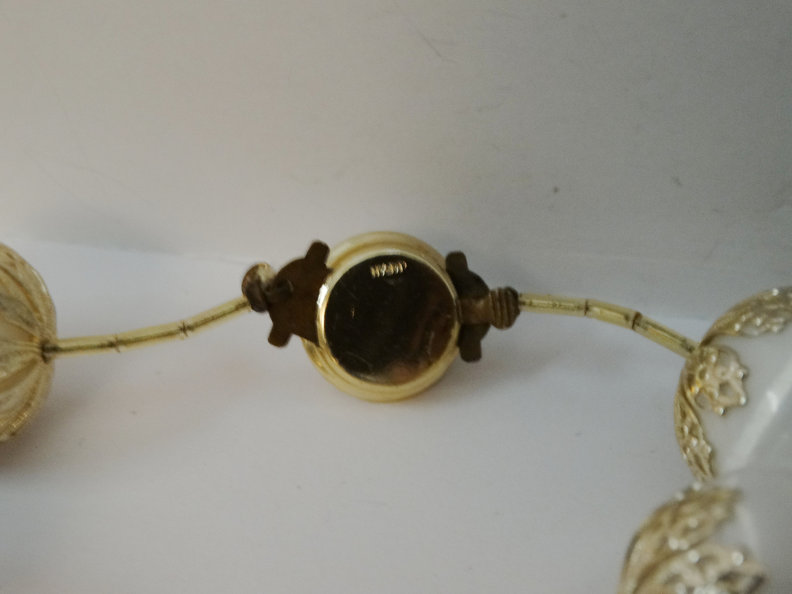 Vintage Japan Made Silk Ball Necklace. - Etsy