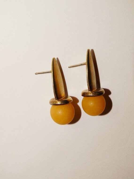 Sterling Silver AYALA Designer Signed Earrings. - image 3