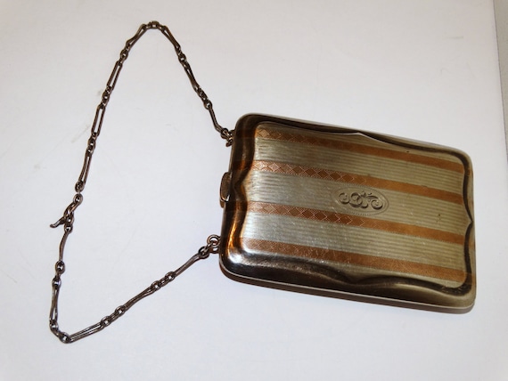 14k / 925 1920s Victorian Art Deco PURSE. - image 1