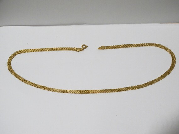 750k Gold Italian Made Choker Chain. - image 4