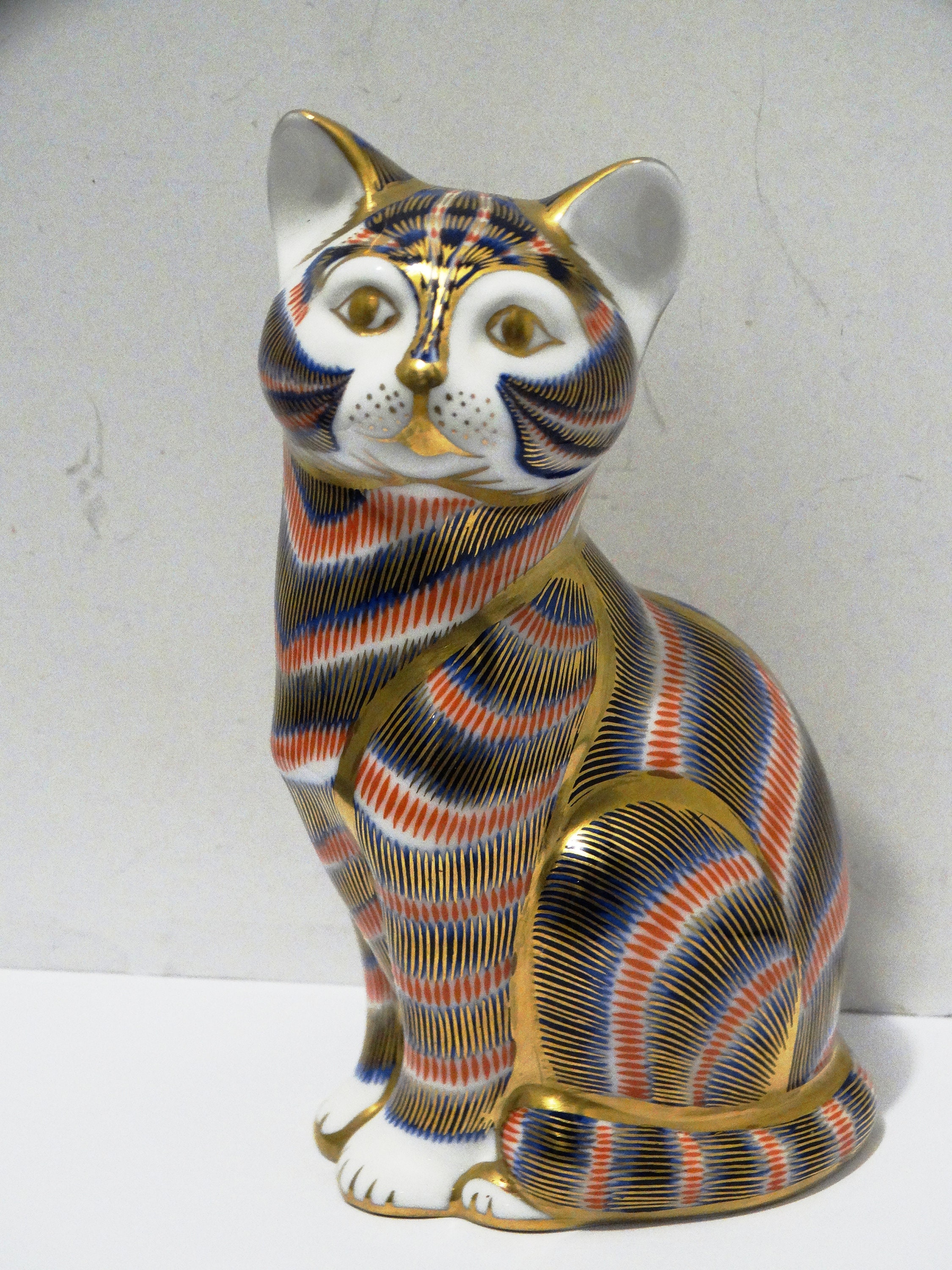Royal crown derby cat - Etsy 日本