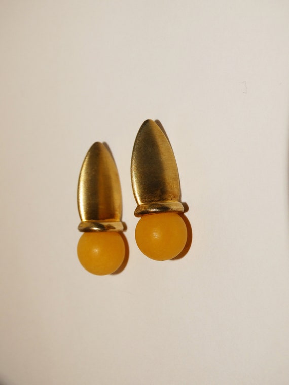 Sterling Silver AYALA Designer Signed Earrings. - image 2