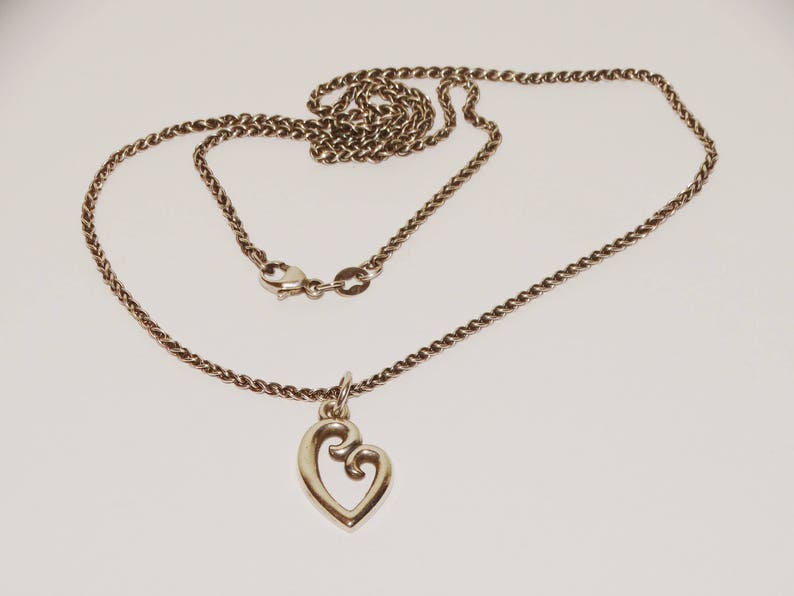 James Avery Sterling Silver Love Heart Necklace. - Etsy Australia