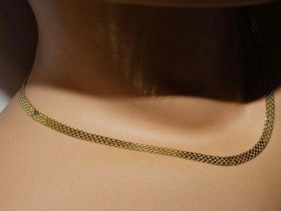 750k Gold Italian Made Choker Chain. - image 9