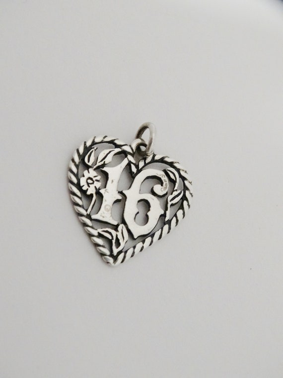 James Avery Retired Heart Pendant.